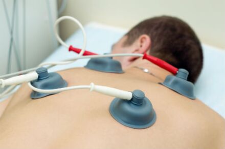 Electrotherapy for cervical osteochondrosis
